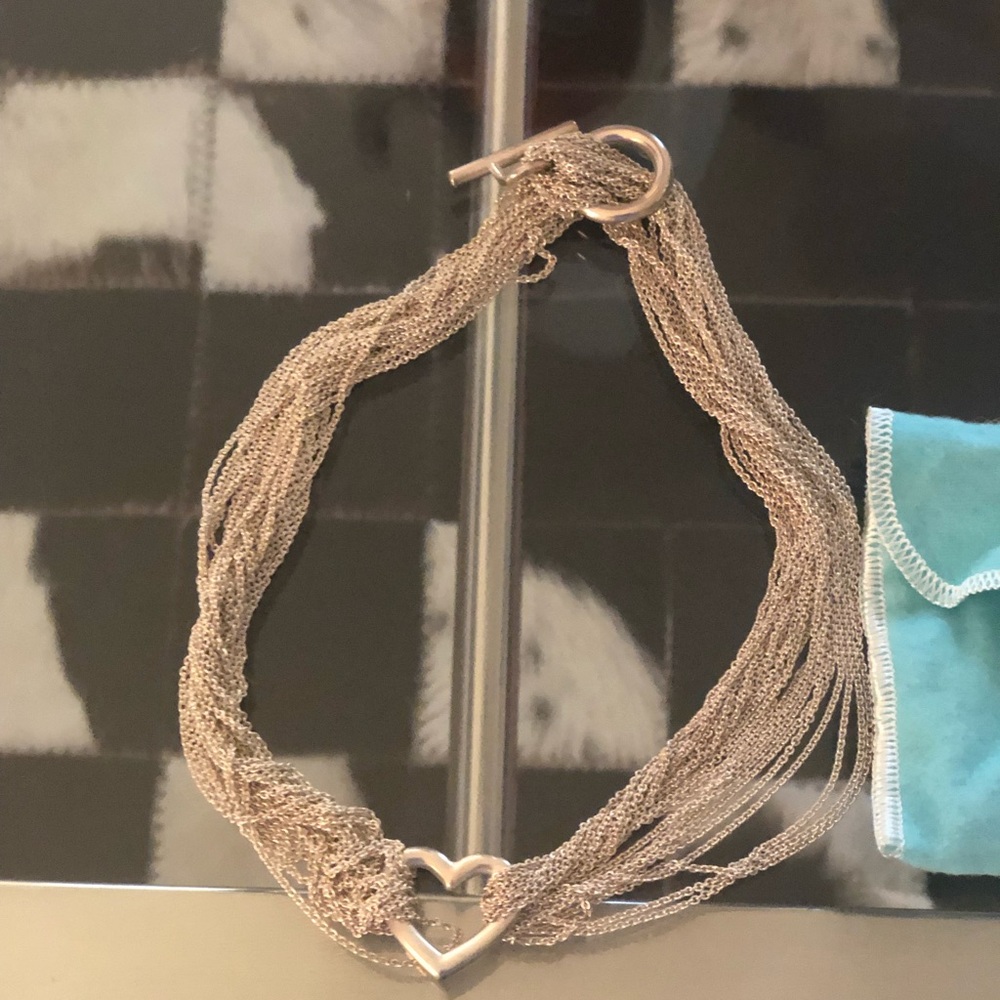 Authentic Tiffany heart necklace